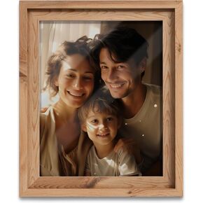 إطار صور مقاس 5 × 7، إطارات صور خشبية ريفية للجدار، إطار صور مقاس 5 × 7، هدية لأصدقاء العائلة والأم والأب والجدة، بني