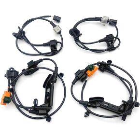 ABS Wheel Speed Sensor Set of 4 - Compatible with Select Honda Models, 2007-2010 Odyssey | Front Rear Left Right Driver Passenger