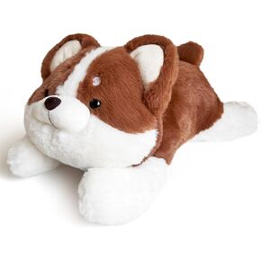 Dog Stuffed Animals Brown Beagle 13.7" Large Fluffy Puppy Plush Toys Pillow for Kids Toddler Kawaii Soft Plushies Birthday Christmas Valentine Gift for Boys Girls-Machine washable in Kuwait