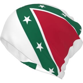 Mexico Flag Multifunction Beanie Hats for Men Women Mexican Soft Stretch Skull Cap Fashion Scarf for Jogging Cycling