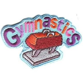 Gymnastics Sports Competition Gym Olympics Team USA Embroidered Iron on Patch Perfect for Jackets, Hats, Backpacks and More
