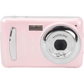 Digital Camera, 16MP 1080P HD Pocket Compact Camera with 2.4 Inch Screen, 16X Zoom Autofocus, Anti Shake, Portable Vlogging Camera, for Boys Girls Kids (Silver Gray) in Kuwait