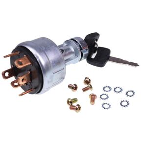 Diesel Tractor Ignition Starter Switch 194155-52110 194322-52110 08086-10000 Compatible with Yanmar 155 180 1300 1510 1720 1810 1820 John Deere 650 750 850 950 1050 1250 1450 1650
