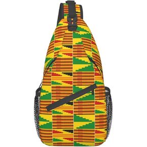 Indian Native American Sling Backpack,Travel Hiking Daypack Crossbody Shoulder Bag for Men Women