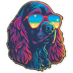 Cocker Spaniel Dog Vinyl Decal Sticker for Car, Laptop, Tumbler, More. #004110