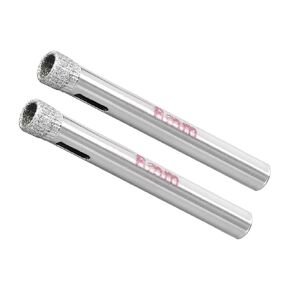 Diamond Hole Saws Drill Bits, 10mm / 3/8" Drilling Diameter, Nickel Plated Carbon Steel Drill Bit - (Applications: for Glass Ceramic Tiles Marble Stone), 5-Pieces