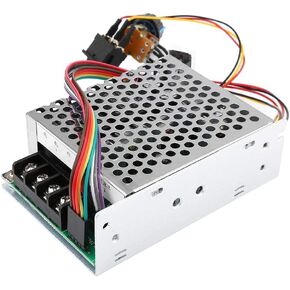 DC Motor Speed Controller 10V-55V PWM Controller CW CCW Forward and Reverse Switch with LED Display for Brushed DC Motor