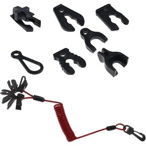 2 Pcs Boat Engine Emergency Stop Switch Safety Lanyard for EW2-68348-00-00 all Yamaha Jet Ski WaveRunner WaveVenture WaveRaider WaveJammer WaveBlaster FX140 in Kuwait