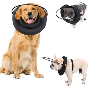 𝑵𝑬𝑾 Lightweight Ring Collar for Blind Dog Cat Harness Blind Dog Guiding Device, Adjustable Blind Dog Collar Harness, Pet Anti-Collision Ring for Blind, Eye Injury, Vision impairment Pets -XXL
