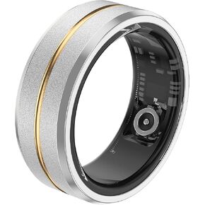 Smart Ring Fitness Rings Heart Rate Monitor Sleep Tracker Health Ring Pedometer Calories Step Counter Waterproof Sport Fitness Tracker for Women Men