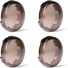 4 قطع غطاء عدسة ضوء إشارة الانعطاف متوافق مع Harley Davidson Sportster Dyna Street Glide، ملحقات الدراجات النارية (شفاف in Kuwait