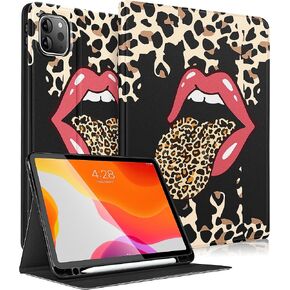 for iPad Pro 12.9 Case for iPad Air 13 Inch 2024 Case Cute Pencil Holder Women Girl Moon Star Folio Cover for Apple 12.9 inch for iPad Pro Case 6th/5th/4th/3rd Generation Air 13 2024 Case