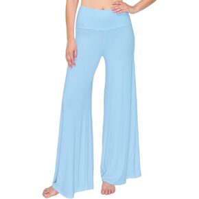 Women's Stretchy Wide Leg Palazzo Lounge Pants High Waist Palazzo Pants (S~XL)