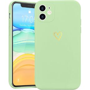 for iPhone 11 Phone Case Cute Slim Shockproof Case with Wireless Charging Support and Protection, Beige