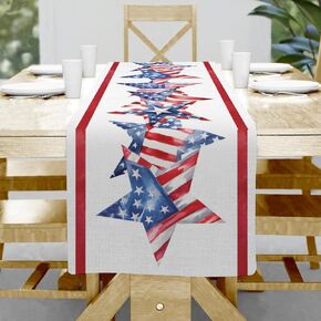 Happy Fall Table Runner,Linen Animal Squirrel Table Runners,Thanksgiving Kitchen Dining Table Runner Dresser Scarves for Indoor Outdoor Home Party Coffee Table Decor Happy Fall 13×36inch