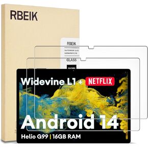 2PACK 9H Hardness Tempered Glass Screen Protector for Headwolf HPad 5 10.5" Tablet