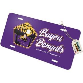 GRAPHICS & MORE Bayou Bengals Pentagon Novelty Metal Vanity Tag License Plate