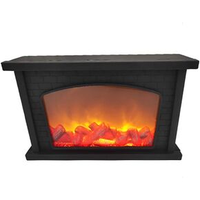Fireplace Lantern , JTLB 34*22*10 Simulation Fireplace Lantern LED Simulate Flame Effect Light USB or Battery Powered Lamp for Indoor Outdoor Decoration