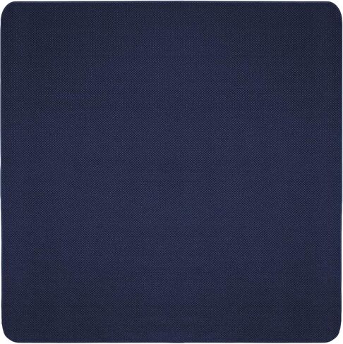 House, Home and More Skid-Resistant Carpet Indoor Area Rug Floor Mat - Navy Blue - 2 Feet X 3 Feet in Saudi Arabia