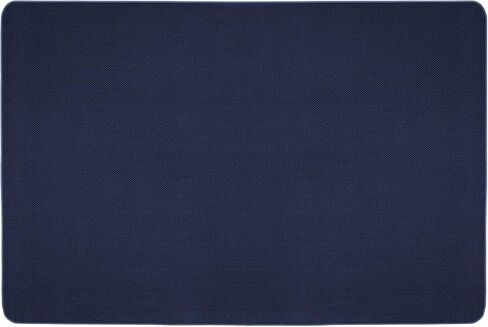 House, Home and More Skid-Resistant Carpet Indoor Area Rug Floor Mat - Navy Blue - 2 Feet X 3 Feet in Saudi Arabia