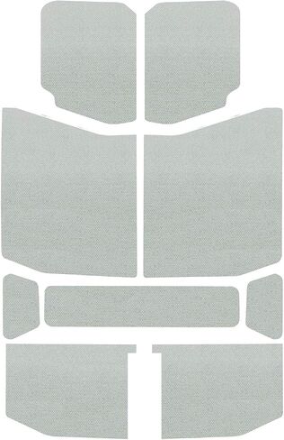 Design Engineering Jeep Wrangler Sound Deadening Headliner 2011-2018 Jk 4-Door - 4 Piece Black in Saudi Arabia