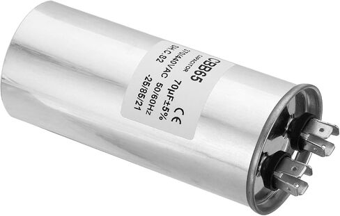 PATIKIL 15 فائق التوهج 15MDF 370/440VAC مكثف بدء تشغيل المروحة، CBB65 مكثف تشغيل دائري لمكيف الهواء مكثف مضخة حرارية باردة مستقيم in Kuwait