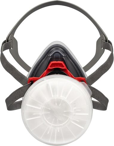 Parcil Distribution T-90 Half Face, Adjustable, Lightweight, Comfortable Respirator Mask with Multi Purpose Protection with Quick Release Filter for All Day Wear in Saudi Arabia