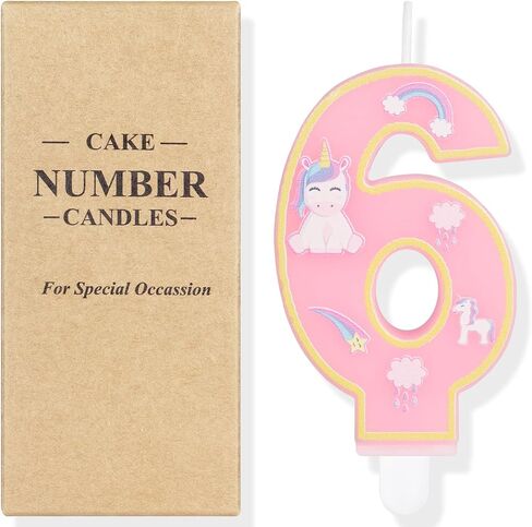 Birthday Candles, Birthday Decorations Girl, Pink Birthday Candles Number 0 Candle for Cake, Cake Toppers Pony Birthday Party Favors Anniversary Celebration Supplies in Saudi Arabia