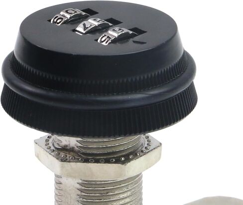Oedema 3 PACK Combination Cam Lock 1-1/8" Combination Cabinet Lock Black Cabinet Locks with Combination for 0.59"-0.9" Panel Thickness Cabinet Deposit Box Mailbox, Home & Office in Saudi Arabia