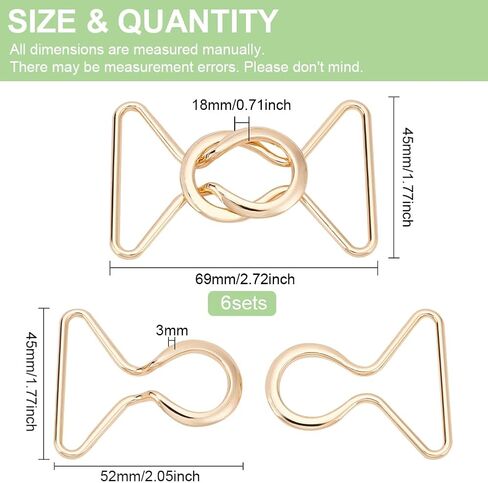 BENECREAT Interlocking Metal Buckle 1.6Inch Quick Release Buckle Interlocking Buckle Clasp Belt Accessories in Saudi Arabia