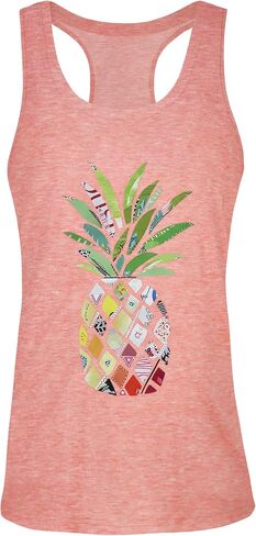 Tank Tops for Women Racerback Summer Sleeveless Casual Graphic Basic Top Shirts in Kuwait