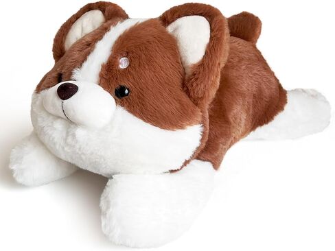 Dog Stuffed Animals Brown Beagle 13.7" Large Fluffy Puppy Plush Toys Pillow for Kids Toddler Kawaii Soft Plushies Birthday Christmas Valentine Gift for Boys Girls-Machine washable in Kuwait