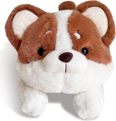 Dog Stuffed Animals Brown Beagle 13.7" Large Fluffy Puppy Plush Toys Pillow for Kids Toddler Kawaii Soft Plushies Birthday Christmas Valentine Gift for Boys Girls-Machine washable in Kuwait