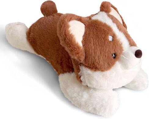 Dog Stuffed Animals Brown Beagle 13.7" Large Fluffy Puppy Plush Toys Pillow for Kids Toddler Kawaii Soft Plushies Birthday Christmas Valentine Gift for Boys Girls-Machine washable in Kuwait