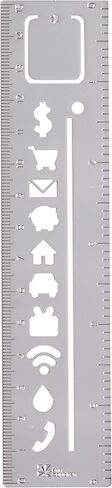 Erin Condren Bookmark Stencil (Gold Meal Planning) in Saudi Arabia