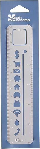 Erin Condren Bookmark Stencil (Gold Meal Planning) in Saudi Arabia