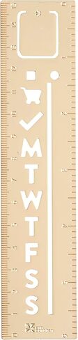 Erin Condren Bookmark Stencil (Gold Meal Planning) in Saudi Arabia