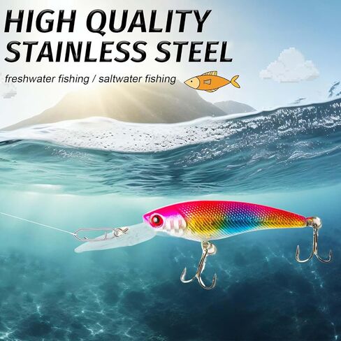 50 PCS High Strength Fishing Snap Stainless Connector Snaps Swivels Fishing Clips Power Fishing Clips Saltwater Lure Swivels Tackle Snap Fishing Clip for Fishing in Saudi Arabia