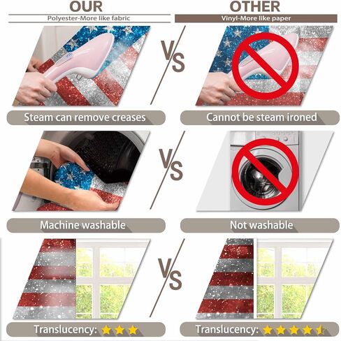 ZTHMOE 7x5ft 4th of July Independence Day Photography Backdrop American USA Flag (Not Glitter) Background Patriotic Veterans Party Decoration Banner Photo Booth in Saudi Arabia