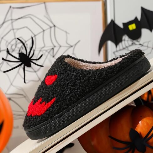 Halloween Christmas Slippers Holiday Slipper House Shoes Home Slipper for Women Fuzzy Outdoor Indoor Bedroom Slippers in Saudi Arabia