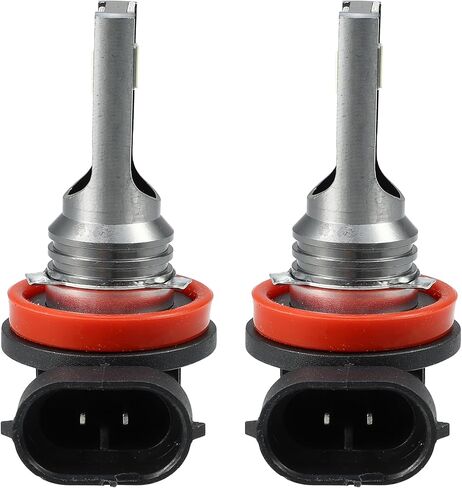 H11 Fog Lights Bulbs Bulb 80W Power 2 LED CSP Chips Auto LED Car Driving Running Lamp Bright Waterproof Aluminum White (Set of 2) in Saudi Arabia