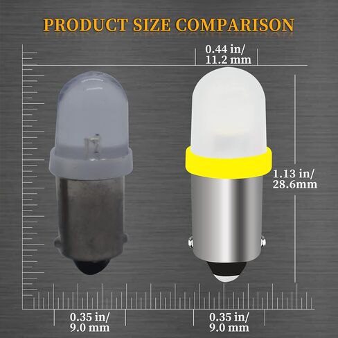 Pinball Machine Light Coin Display Bulb Pachinko Game Machine Bulb AC/DC 6V 6.3V T11 756 1893 1847 BA9S Led Bulb Replacement for Toy Car Lights,Non-Polarity,Frosted Lenses, (Pack of 10 Orange) in Saudi Arabia