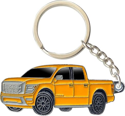 for Nissan Titan Keychain, Metal Flat Model Key Pendant, Decorative Accessory for Car Key or Key Fob Cover in Saudi Arabia