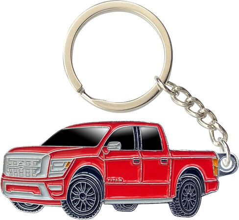 for Nissan Titan Keychain, Metal Flat Model Key Pendant, Decorative Accessory for Car Key or Key Fob Cover in Saudi Arabia