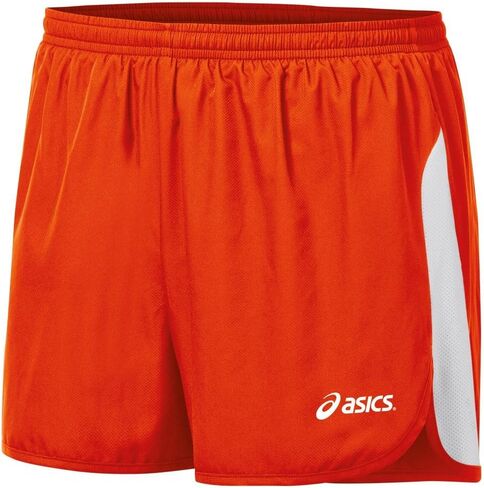 Asics Men's Wicked 1/2 Split Short (Orange/White) in Saudi Arabia