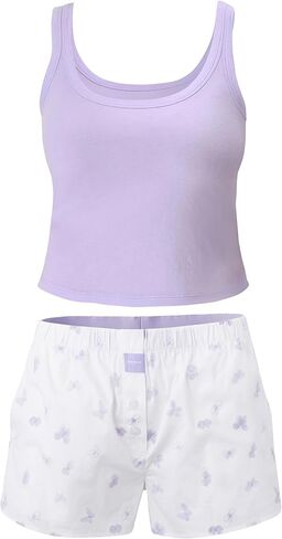 florence by mills Women's Do Not Disturb Boxer Short & Classic Tank Set in Kuwait