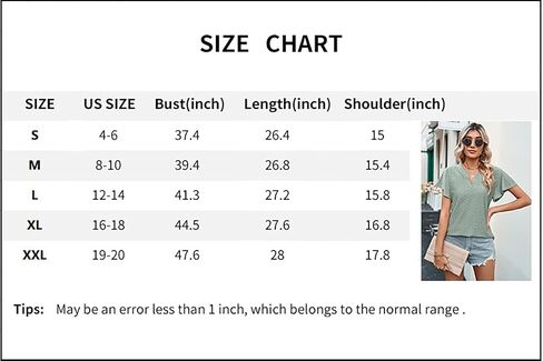 Women's Short Sleeve T Shirt Eyelet Dressy Casual V Neck Tops Blouse in Saudi Arabia