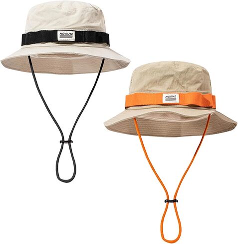 Unisex Boonie Sun Hat for Men Women, Foldable Bucket Hat with Chin Strap for Fishing Hunting Hiking Camping Beach in Saudi Arabia