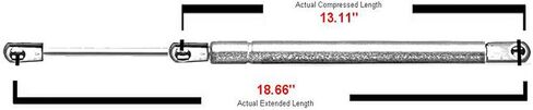 Rear Hatch Liftgate Lift Supports 4856 4857 for 1993-1998 Jeep Grand Cherokee (Pack of 2) in Saudi Arabia