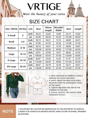 Vrtige Women's Satin Silky Draped Wrap V Neck Ruched Long Sleeve Blouse Shirt Top in Saudi Arabia